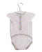 A White Short Sleeve Bodysuits from Monsoon in size 6-12M for girl. (Back View)