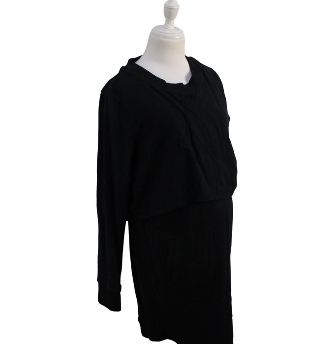 A Black Sweater Dresses from Bae in size S for maternity. (Front View)