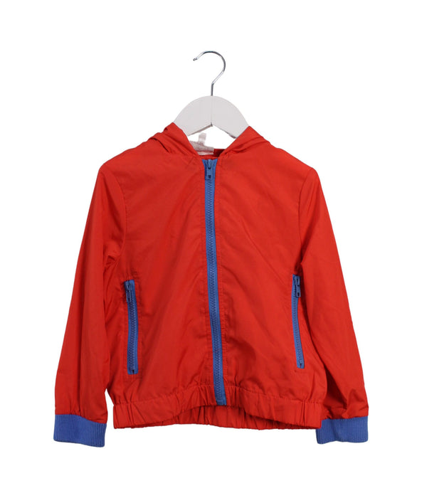 A Red Lightweight Jackets from Seed in size 3T for boy. (Front View)