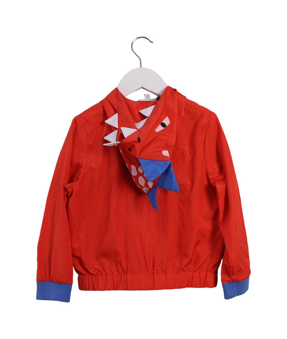A Red Lightweight Jackets from Seed in size 3T for boy. (Back View)