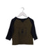 A Green Long Sleeve Tops from Petit Bateau in size 3T for boy. (Front View)