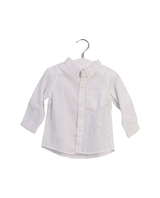 A White Shirts from DPAM in size 6-12M for boy. (Front View)