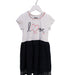 A White Short Sleeve Dresses from IKKS in size 6T for girl. (Front View)