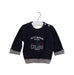 A Navy Crewneck Sweatshirts from Petit Bateau in size 6-12M for boy. (Front View)
