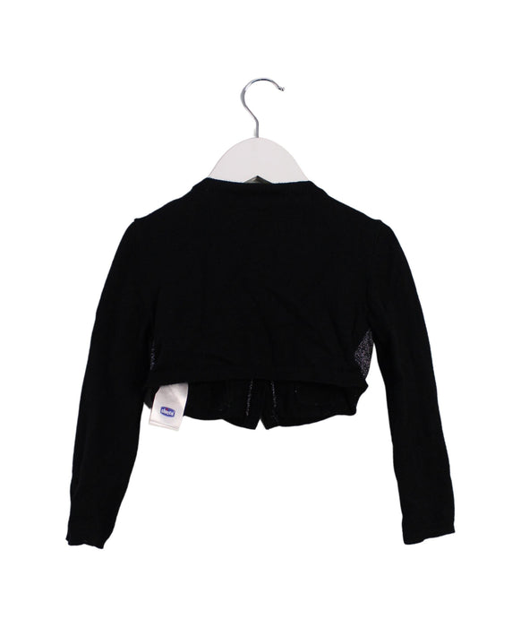 A Black Cardigans from Chicco in size 2T for girl. (Back View)