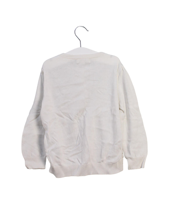 A White Cardigans from Nicholas & Bears in size 6T for girl. (Back View)
