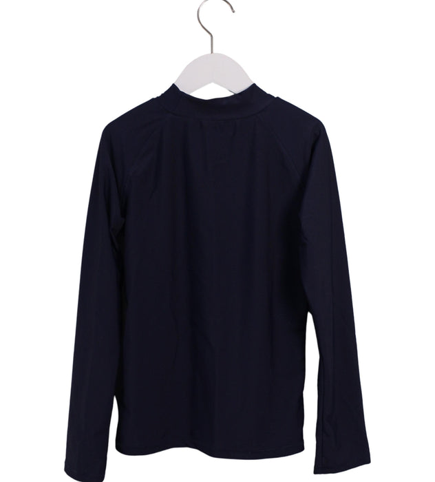 A Black Rash Guards from Seed in size 9Y for boy. (Back View)