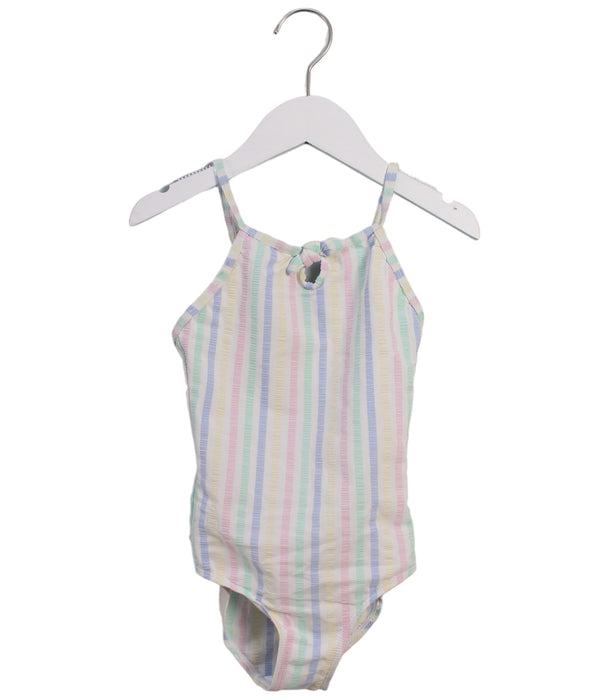 A Multicolour Swimsuits from Seed in size 5T for girl. (Front View)