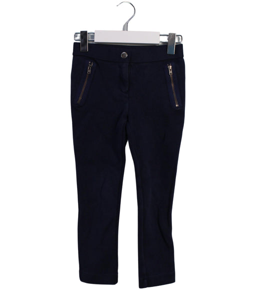 A Black Casual Pants from Crewcuts in size 5T for girl. (Front View)