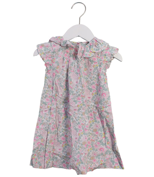 A Multicolour Short Sleeve Dresses from Jacadi in size 3T for girl. (Front View)