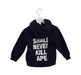 A Blue Sweatshirts from BAPE KIDS in size 2T for boy. (Back View)
