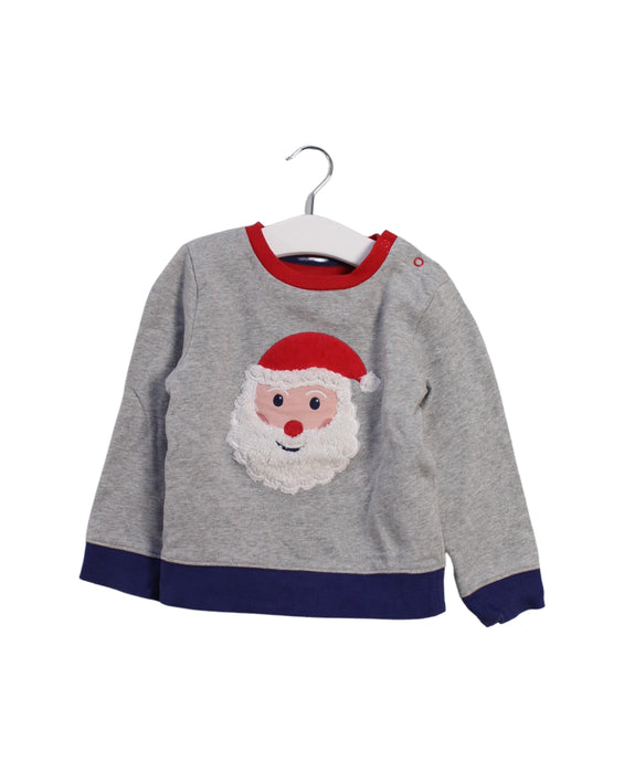 A Grey Crewneck Sweatshirts from Boden in size 2T for girl. (Front View)