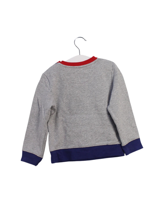 A Grey Crewneck Sweatshirts from Boden in size 2T for girl. (Back View)