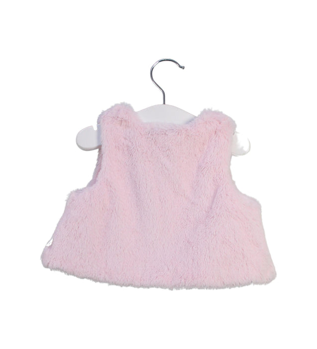 A Pink Dress Up Vests from Calvin Klein in size 3-6M for girl. (Back View)