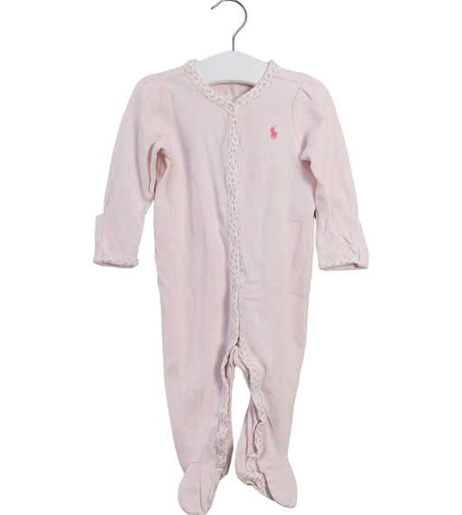 A Pink Onesies from Ralph Lauren in size 3-6M for girl. (Front View)