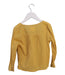 A Yellow Long Sleeve Tops from Sunset Limonade in size 4T for girl. (Back View)