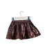 A Brown Short Skirts from Seed in size 2T for girl. (Back View)