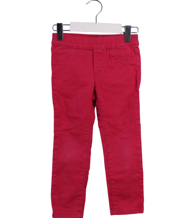 A Pink Casual Pants from Tommy Hilfiger in size 3T for girl. (Front View)