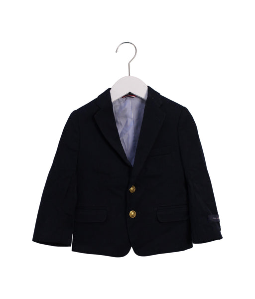 A Navy Blazers from Tommy Hilfiger in size 3T for boy. (Front View)