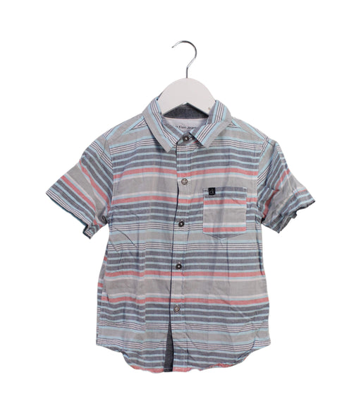 A Blue Shirts from Calvin Klein in size 4T for boy. (Front View)
