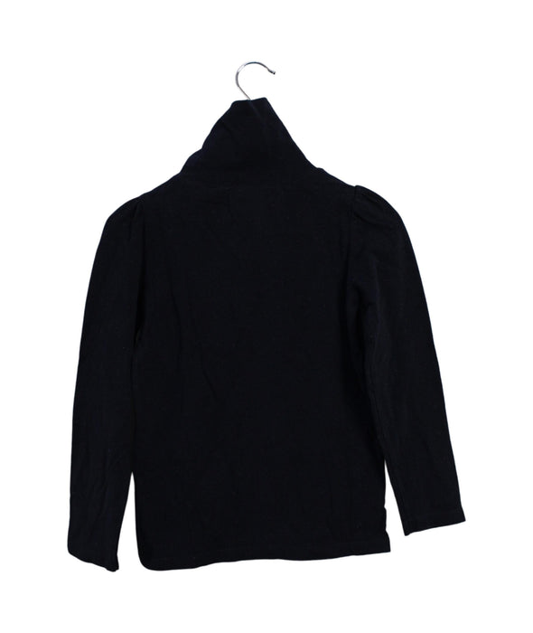 A Navy Long Sleeve Tops from Jacadi in size 8Y for girl. (Back View)