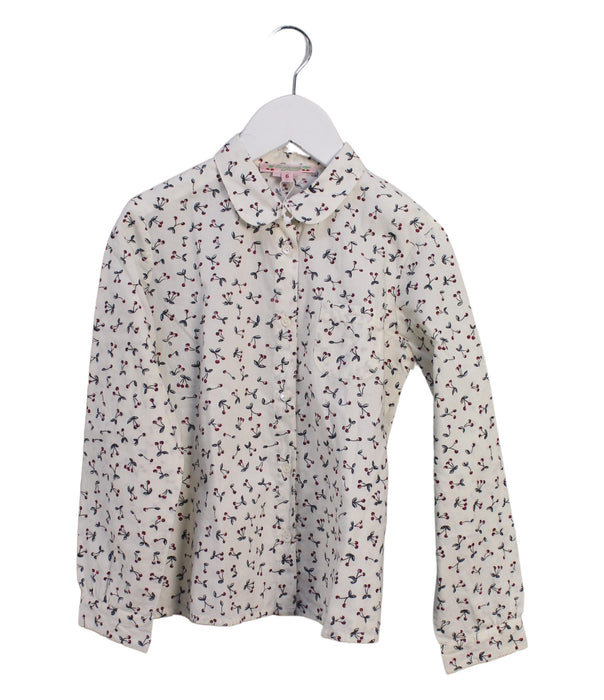 A White Shirts from Bonpoint in size 6T for girl. (Front View)