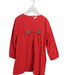 A Red Long Sleeve Dresses from Arsène et les pipelettes in size 5T for girl. (Front View)