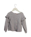 A Grey Long Sleeve Tops from Louise Misha in size 3T for girl. (Back View)