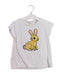 A White Short Sleeve T Shirts from Seed in size 5T for girl. (Front View)