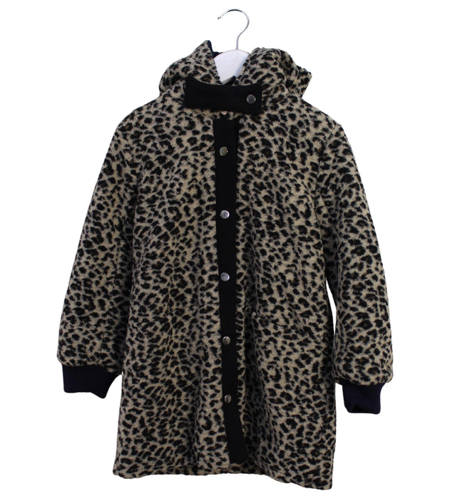 A Black Coats from Simple Kids in size 6T for girl. (Front View)