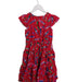A Red Short Sleeve Dresses from Monsoon in size 6T for girl. (Back View)