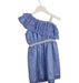 A Blue Sleeveless Dresses from Bleu Comme Gris in size 6T for girl. (Back View)
