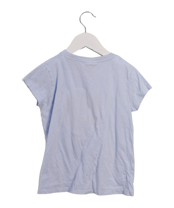 A Blue Short Sleeve T Shirts from Seed in size 6T for girl. (Back View)