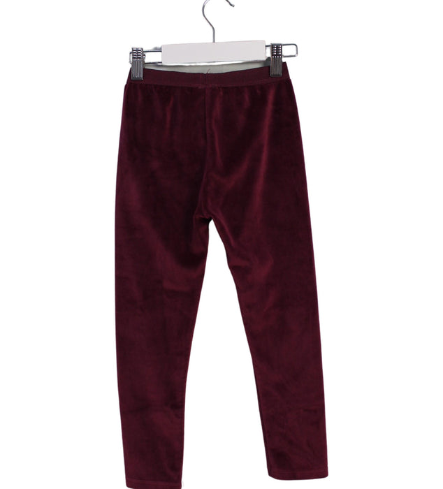 A Burgundy Leggings from Mayoral in size 6T for girl. (Back View)