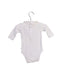 A White Long Sleeve Bodysuits from Jacadi in size 0-3M for boy. (Back View)