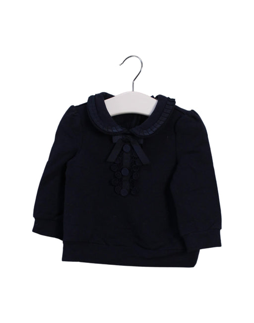 A Navy Long Sleeve Tops from Nicholas & Bears in size 6-12M for girl. (Front View)