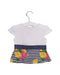 A White Short Sleeve Tops from Chicco in size 2T for girl. (Back View)
