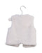 A White Dress Up Vests from Tartine et Chocolat in size 6-12M for girl. (Back View)