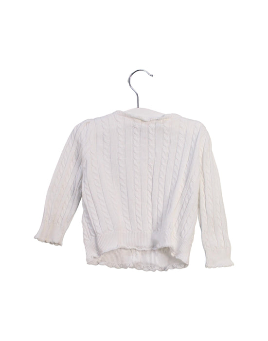 A White Cardigans from Ralph Lauren in size 6-12M for girl. (Back View)