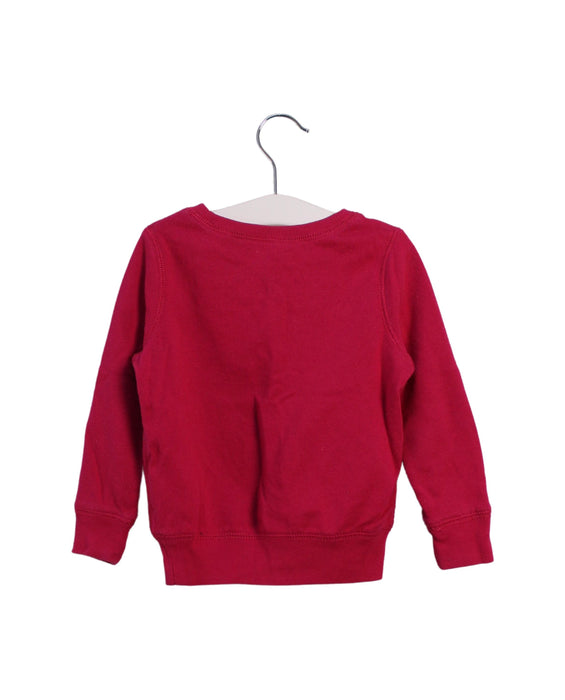 A Pink Crewneck Sweatshirts from Polo Ralph Lauren in size 2T for girl. (Back View)