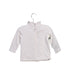 A White Long Sleeve Tops from Chicco in size 6-12M for girl. (Back View)