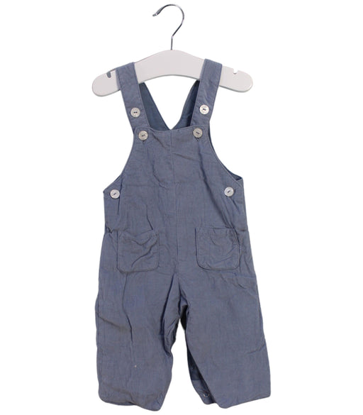 A Blue Long Overalls from Tartine et Chocolat in size 3-6M for neutral. (Front View)