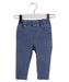 A Blue Jeggings from Seed in size 3-6M for girl. (Front View)