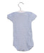 A Blue Short Sleeve Bodysuits from Petit Bateau in size 0-3M for girl. (Back View)