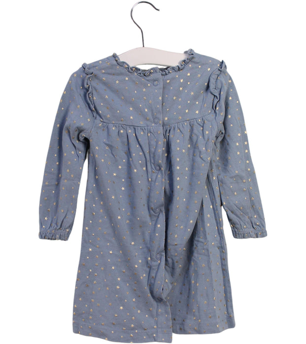 A Blue Long Sleeve Dresses from Boden in size 18-24M for girl. (Back View)