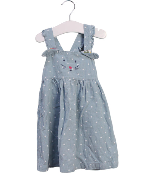A Blue Overall Dresses from Boden in size 18-24M for girl. (Front View)