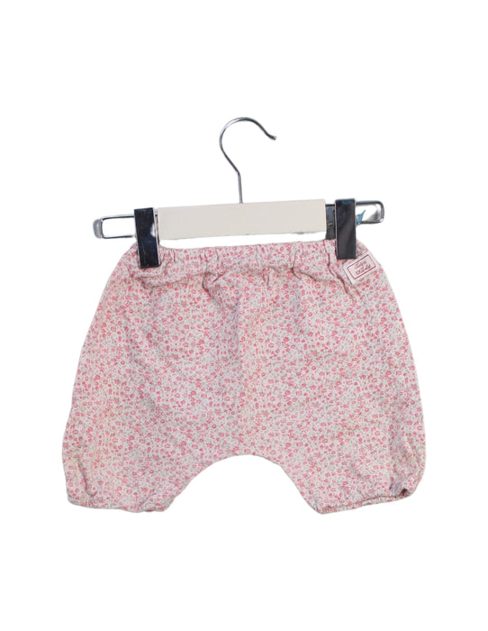 A Pink Shorts from Tartine et Chocolat in size 6-12M for girl. (Back View)