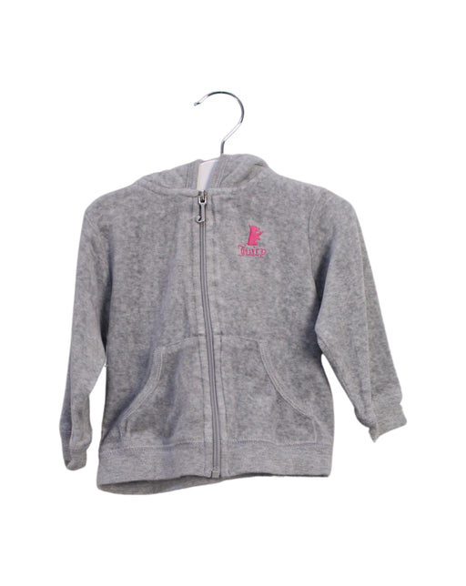 A Grey Lightweight Jackets from Juicy Couture in size 6-12M for girl. (Front View)
