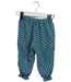 A Teal Casual Pants from Organic Mom in size 6-12M for girl. (Front View)