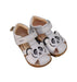 A White Sandals from Geox in size 12-18M for girl. (Front View)